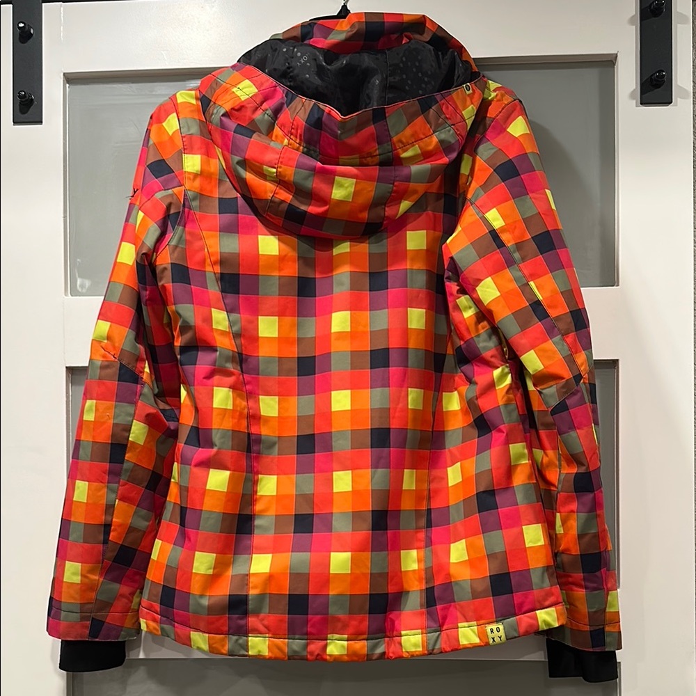 Roxy Multicolor Plaid Ski Jacket - image 5